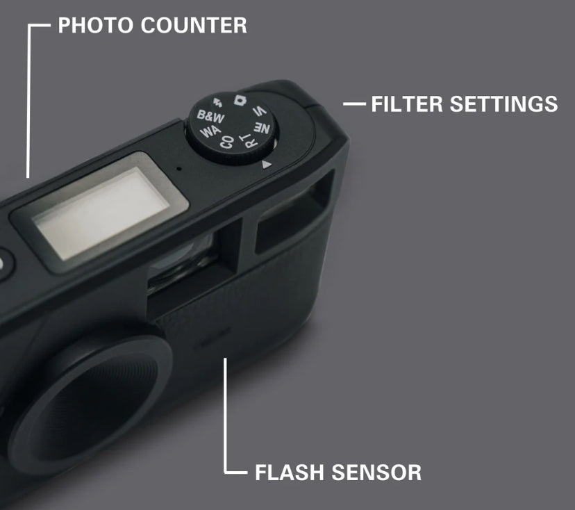 BROWN - DIGITAL FILM RETRO CAMERA