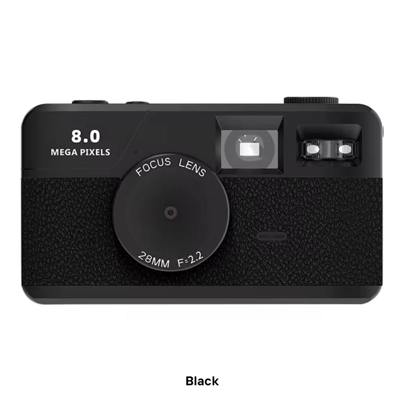 BLACK - DIGITAL FILM RETRO CAMERA