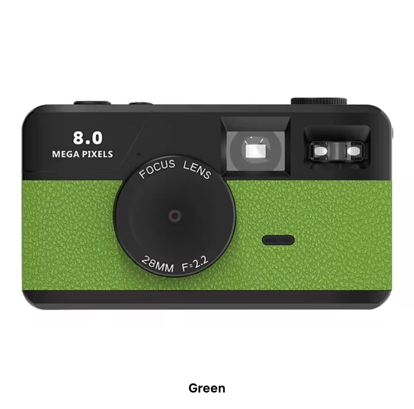 GREEN - DIGITAL FILM RETRO CAMERA
