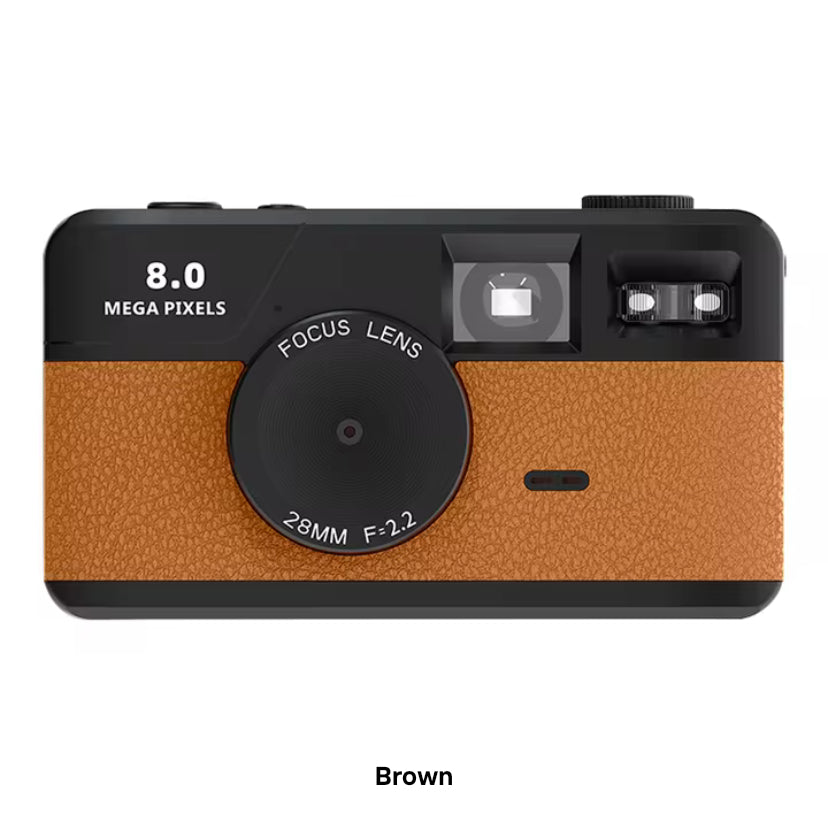BROWN - DIGITAL FILM RETRO CAMERA