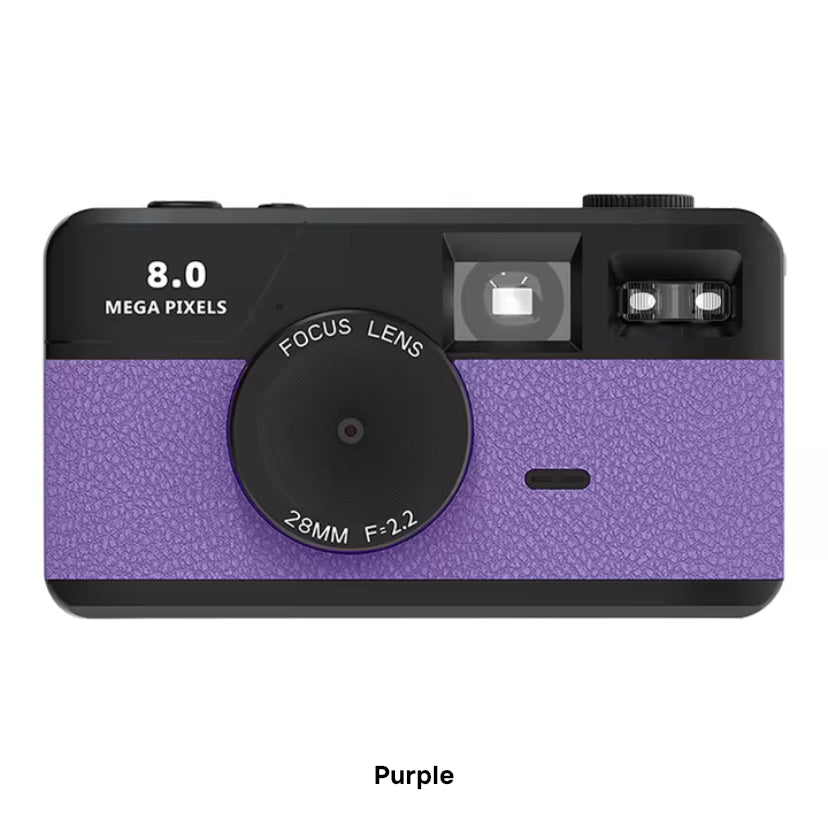 PURPLE - DIGITAL FILM RETRO CAMERA