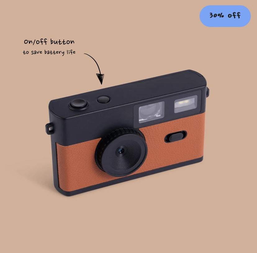 BROWN - DIGITAL FILM RETRO CAMERA