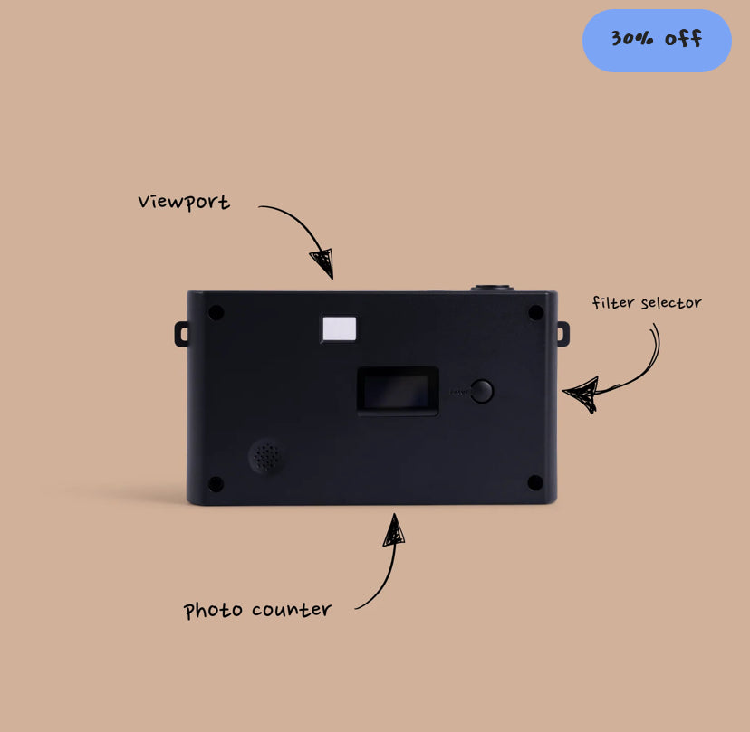 PURPLE - DIGITAL FILM RETRO CAMERA